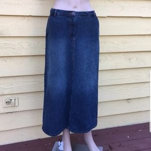 Loft Jean skirt